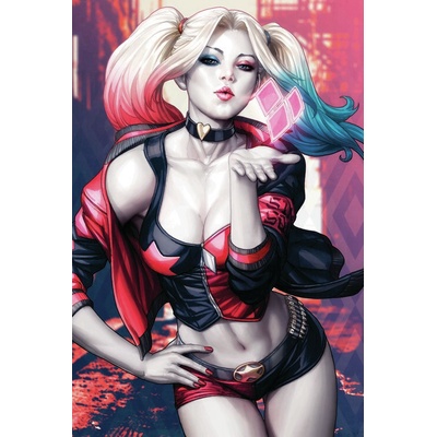 Europosters Plagát, Obraz - Harley Quinn Sending Love, 26.7 × 40 cm