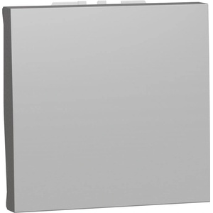 Schneider Electric SE Бутон NO/NC 2 мод. цвят Алуминий Unica - NU323630 (NU323630)