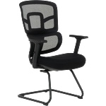Bittel Посетителски стол Carmen 7682 - черен (3520416) - tierradesign