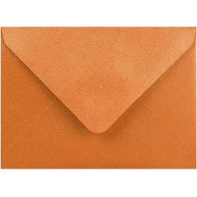 Perleťové obálky - 162 x 229 mm (C5) - Měděná