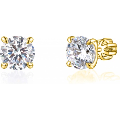 Olivie stříbrné náušnice PIPPI GOLD 7968