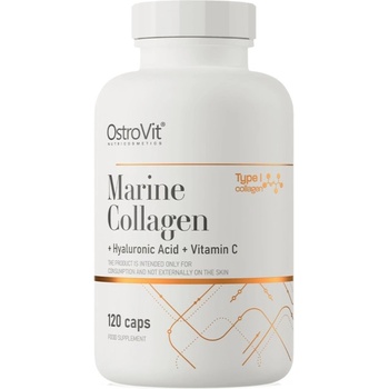 OstroVit Marine Collagen / + Hyaluronic Acid and Vitamin C [120 капсули]