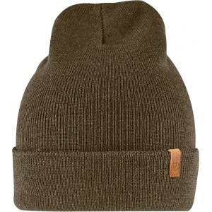 Fjällräven Зимна шапка (beanie) Fjällräven Classic Knit Hat Beanie - Dark Olive - размер One Size (204-3655-0411)