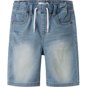 NAME IT Детски къси панталони Name it Kid's Ryan Jogger Denim L Shorts - Light Blue Denim - размер 122 (EU) (701-4708-0216)