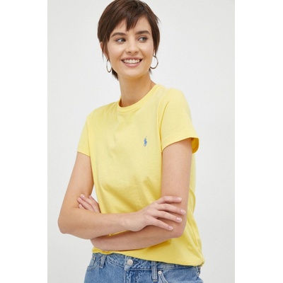 Polo Ralph Lauren Bavlnené tričko 211898698 žltá