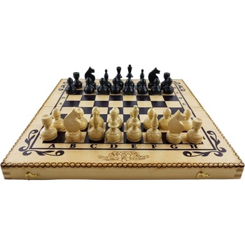 КОМПЛЕКТ ШАХ И ТАБЛА БУК ПИРОГРАФ 34/34