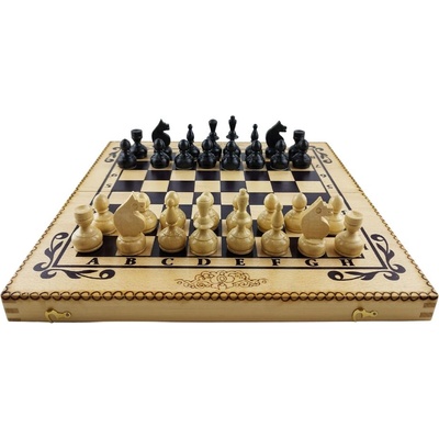 КОМПЛЕКТ ШАХ И ТАБЛА БУК ПИРОГРАФ 34/34