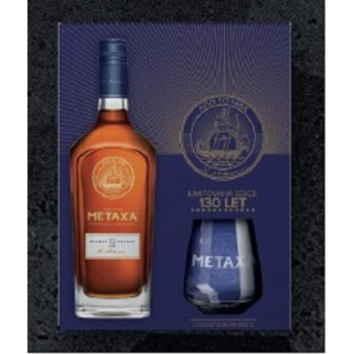 Metaxa 12* 40% 0,7 l (kazeta 2 sklenice)