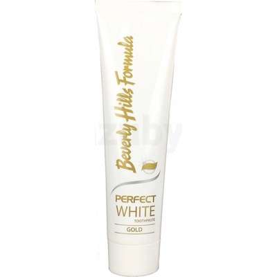 Beverly Hills Formula Perfect White Gold antibakteriálna bieliaca s čiastočkami zlata príchuť Double Mint 100 ml