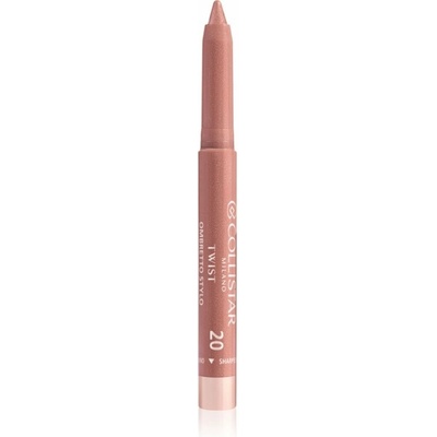 Collistar Twist Stylo dlhotrvajúce očné tiene v ceruzke vodeodolné 20 Pink Affair 1,4 g