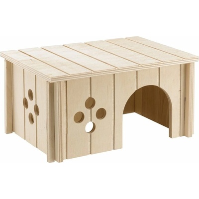 Ferplast SIN dřevěný domeček pro drobná zvířata L 34,5 x 24 x 16,5 cm