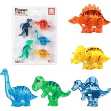 PicassoTiles Magnetická sada – Mix & Match Dinosaury figúrky