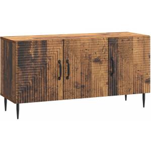 vidaXL ТВ шкаф Старо дърво 99 x 34, 5 x 50 см Инженерна дървесина (894953)