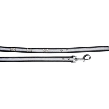 Camon Reflect - Повод за кучета, 1.5 см. /120 см. - черен