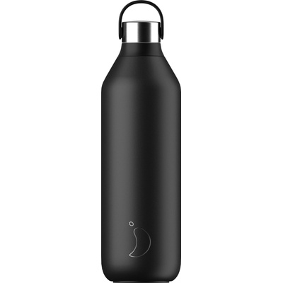 Chilly's Bottles Series 2 Термо бутилка 1 л черна (B1000S2ABLK_9)