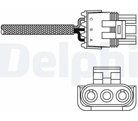 Lambda sonda DELPHI ES10990-12B1 (ES1099012B1)