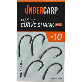 UnderCarp Háčky Curve Shank PRO 10 ks Vel.2