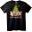 NOONEBRAND Тениска Приятели Коледни Кучета - 2XL, Black