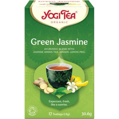 Yogi Tea Bio Ajurvédsky Jazmínový zelený čaj 17 ks