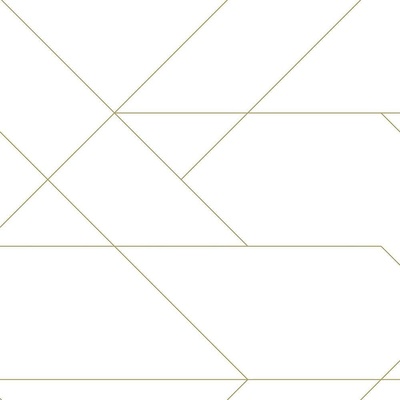 estahome 139143 Biela vliesová tapeta so zlatými líniami Art Deco rozmery 0,53 x 10,05 m