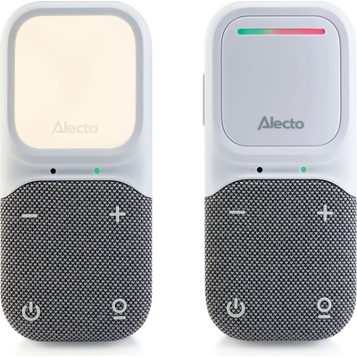 Alecto audio chůvička Full Eco s křišťálově čistým zvukem DECT, dlouhou pohotovostní dobou a nočním světlem Bílá/šedá DBX135