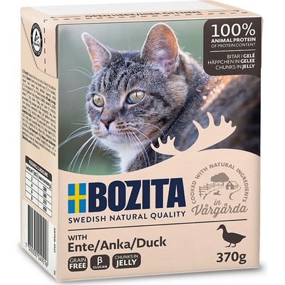 Bozita Cat kousky jelly kachna 370 g