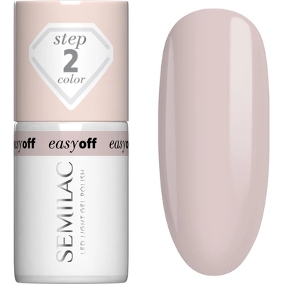 Semilac Easy Off Step 2 гел лак за нокти с използване на UV/LED лампа цвят Almond Milk 7ml