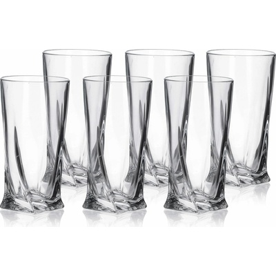 Bohemia Crystal Poháre na nealko nápoje a vodu Quadro 2K936 0 99A44 6 x 350 ml