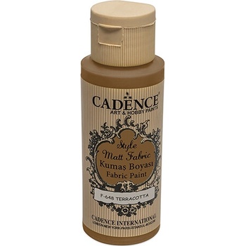 Farba na textil CADENCE STYLE MATT FABRIC 59 ml matná tehlová