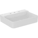 Ideal Standard Conca Ceram - Умивалник за монтаж върху плот 60x45 см, без преливник, с 3 отвора за смесител, бял T382401 (T382401)