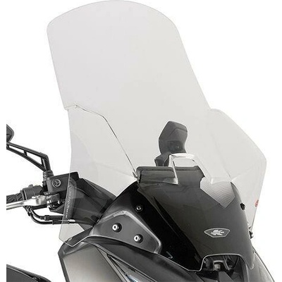 KAPPA plexi štít KYMCO DOWNTOWN 350 GT 24-25 průhledný (78,5 x 59 cm) - potřebné upevnění D6126KIT