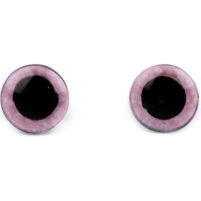 Prima-obchod Oči glitrové s pojistkou Ø10 mm, barva 4 (22) pudrová AB