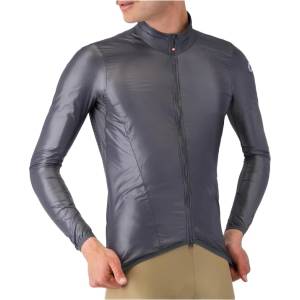 Castelli Мъжко ветрозащитно яке за колоездене Castelli Aria Shell 2 Jacket Cycling jacket - Dark Gray - размер 3XL (051-1414-0317)