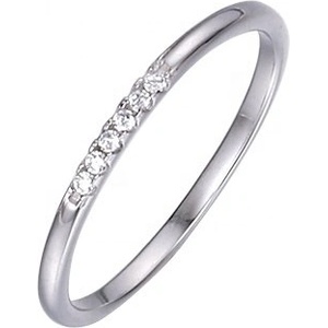 Silenti Jewelry Сребърен пръстен "Класика" - 7 - 54.5мм (17.2мм диам. )