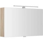 SAPHO Cloe - Огледален шкаф с LED осветление 80x50x18 см, явор „Бардини CE080-0013 (CE080-0013)