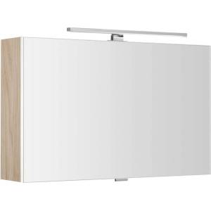 SAPHO Cloe - Огледален шкаф с LED осветление 80x50x18 см, явор „Бардини CE080-0013 (CE080-0013)