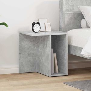vidaXL Крайна масичка Циментено сиво 37 x 32 x 40 см (891086)