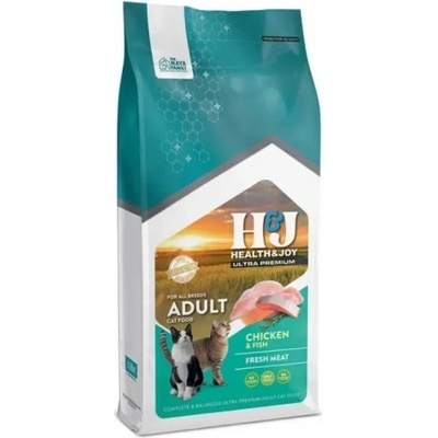 Maya Family Pet Health & Joy H&J Ultra Premium Adult Chicken & Fish - храна за пораснали котки от всички породи с ПИЛЕ И РИБА - 10 кг, Турция