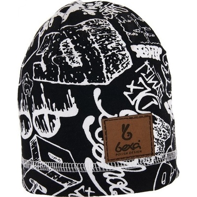 Bexa dětská čepice beanie Komiks černá