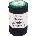 YARNART Macrame Cotton Spectrum 225 m 1315 Black Green юта (Macrame Cotton Spectrum 1315)