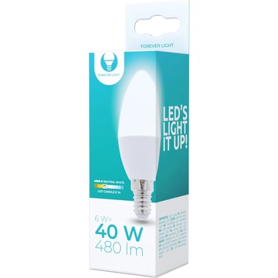 Forever LED bulb E14 C37 6W 230V 4500K 500lm