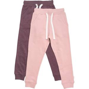 Minymo Детски анцунг долнище Minymo Kid's Basic 37 Sweat Pants (2-Pack) Tracksuit trousers - Misty Rose - размер 134 (701-0958-0620)