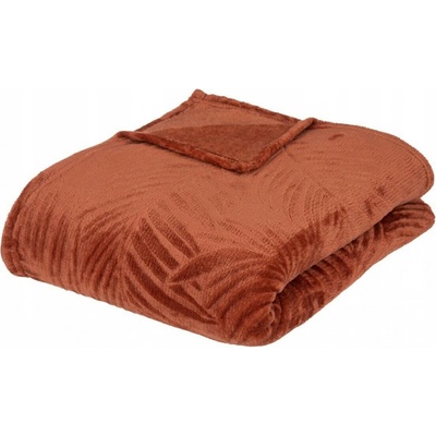Atmosphera polyester oranžová Deka 180x230