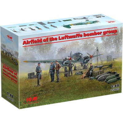 ICM Airfield of the Luftwaffe Bomber Group 1:48