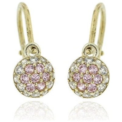 Zlatnictví U Kostela dětské náušnice s kamínky 704RBž