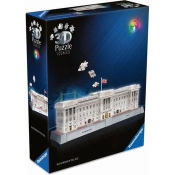 Ravensburger Iconics: Бъкингамският дворец (Нощно издание)