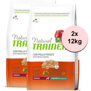 Natural Trainer Natural Medium Maturity Fresh Chicken 2 x 12 кг