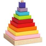 Cubika 13357 Цветна пирамида - дървен пъзел 9 части (1-13357)