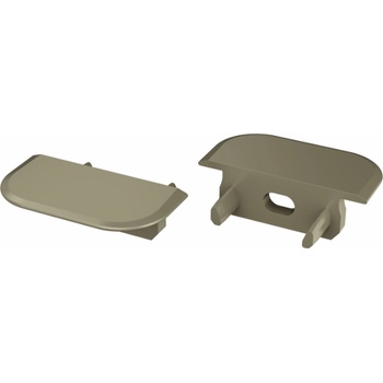 Lumines Krytka pro LED profil Z inox s otvorem ZAS-LUM-Z-O-I