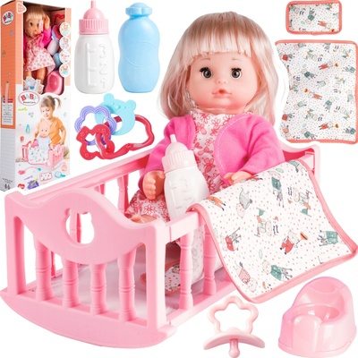 Bábika Baby Sweet Love bábätko s kolískou